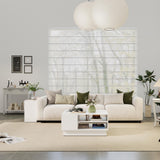 5-Piece Modern Living Room Furniture Set: Side table+Coffee table+Console table+Bookcase+Corner shelf