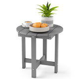 HIPS Adirondack Side Table with Weather-Resistant and Waterproof Top