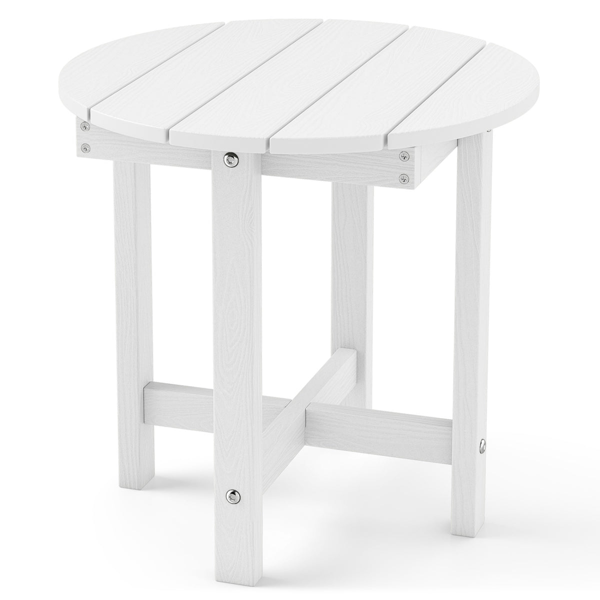 HIPS Adirondack Side Table with Weather-Resistant and Waterproof Top