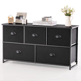Bedroom Set with 3-Tier Clothes Rack Freestanding Clothing Rack and Dresser Storage Tower