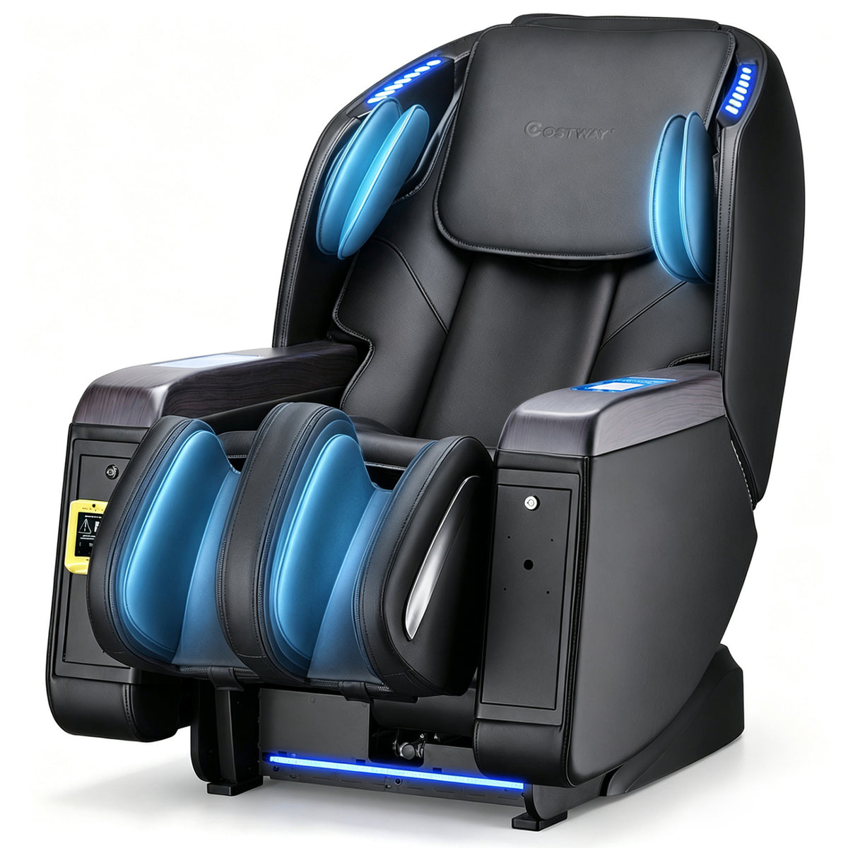 Zero Gravity SL Track Shared Commercial Vending Massage Chair with Nayax Payment System-Black