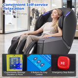 Zero Gravity SL Track Shared Commercial Vending Massage Chair with Nayax Payment System-Black