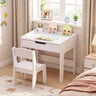 Wooden Kids Desk and Chair Set for Reading Drawing Playing