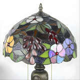 Real Tiffany Lamp with Vintage Grape Glasswork