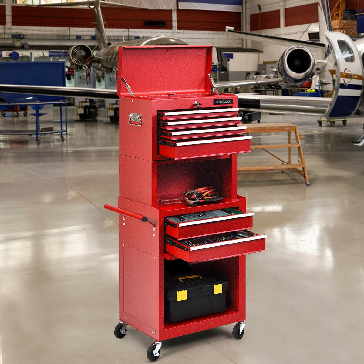 6-Drawer Tool Chest with Heightening Cabinet