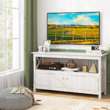 44 Inch Wooden Storage Cabinet TV Stand