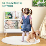 5-Cube Kids Bookshelf and Toy Organizer with Anti-Tipping Kits