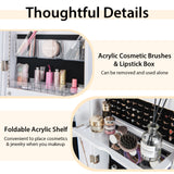 Freestanding Jewelry Cabinet with Full-Length Mirror