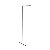 Corner Leaning Coat Hanger (63" H)  - Steel + Wood