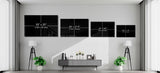 Meaningful Lines Glass Wall Art
