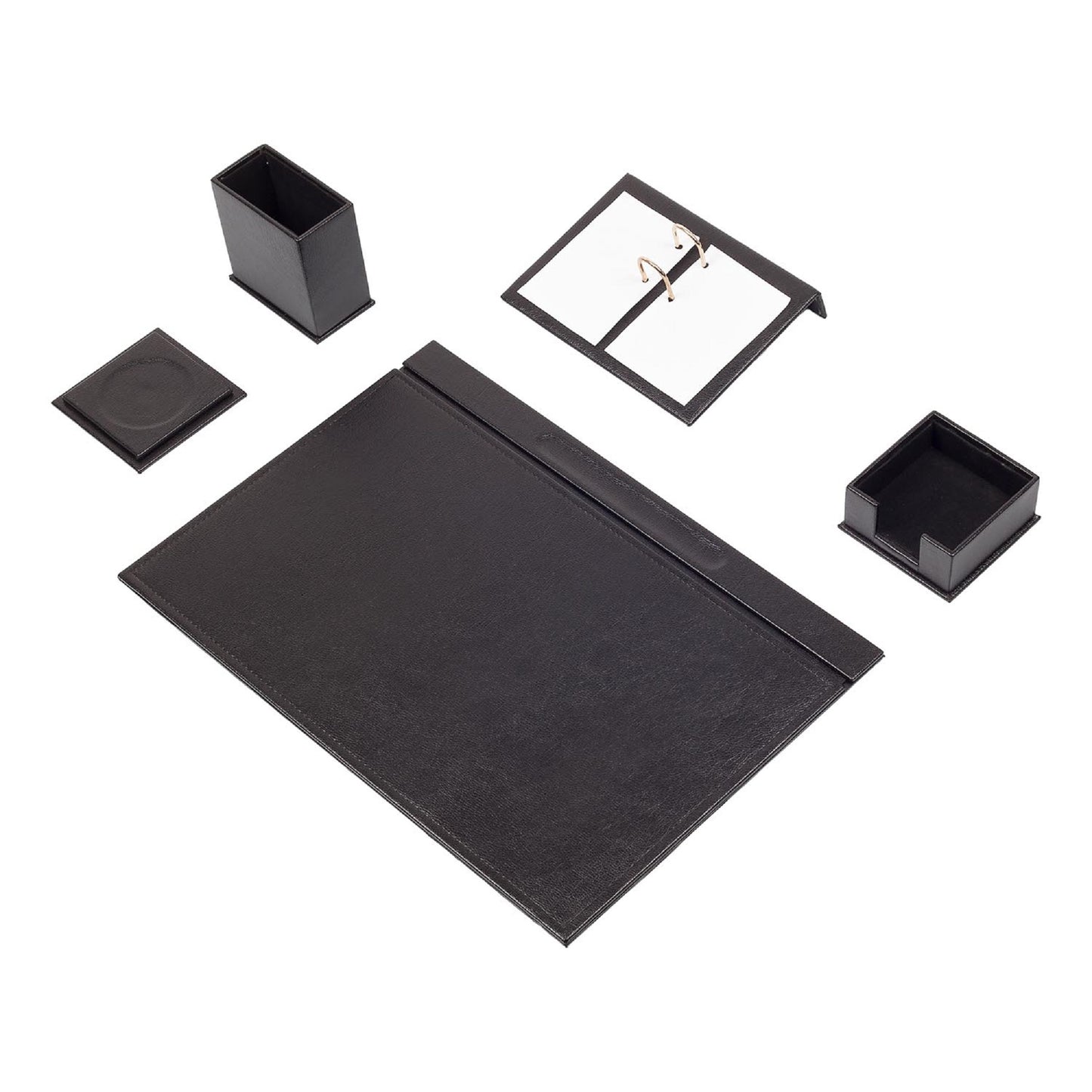 MOOG Leather Desk Set -  5 PCS