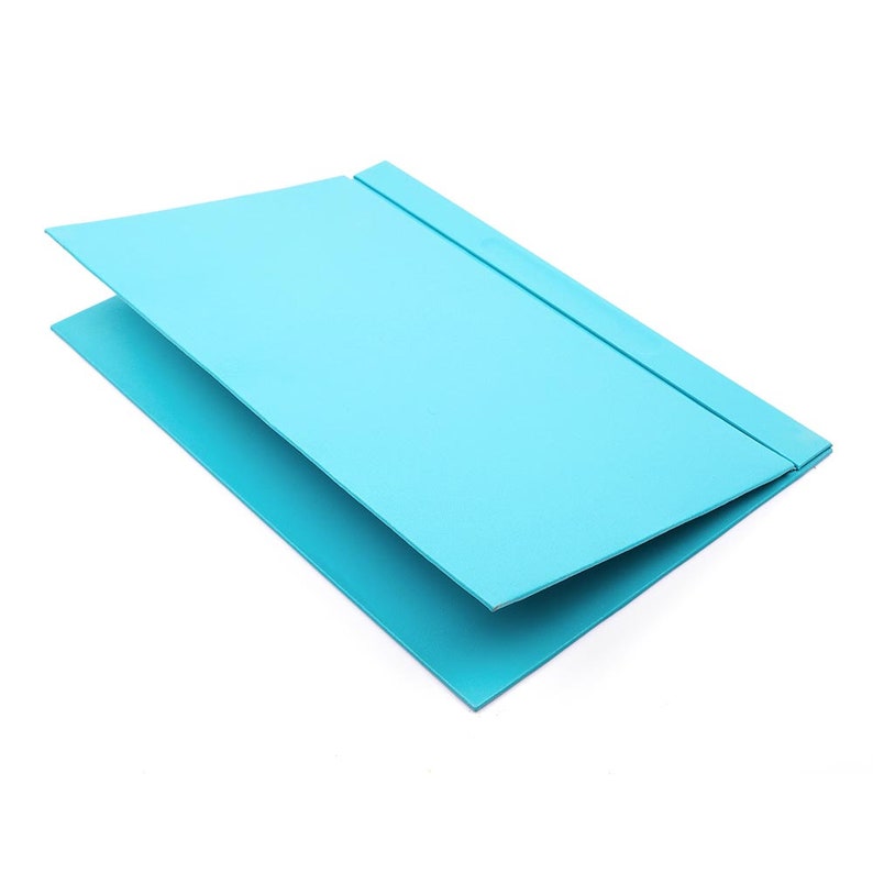 MOOG Leather Desk Set - Double Document Tray- Turquoise - 10 PCS