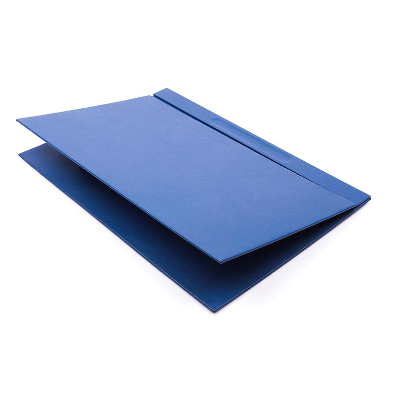 MOOG Leather Desk Set - Double Document Tray- Blue - 10 PCS