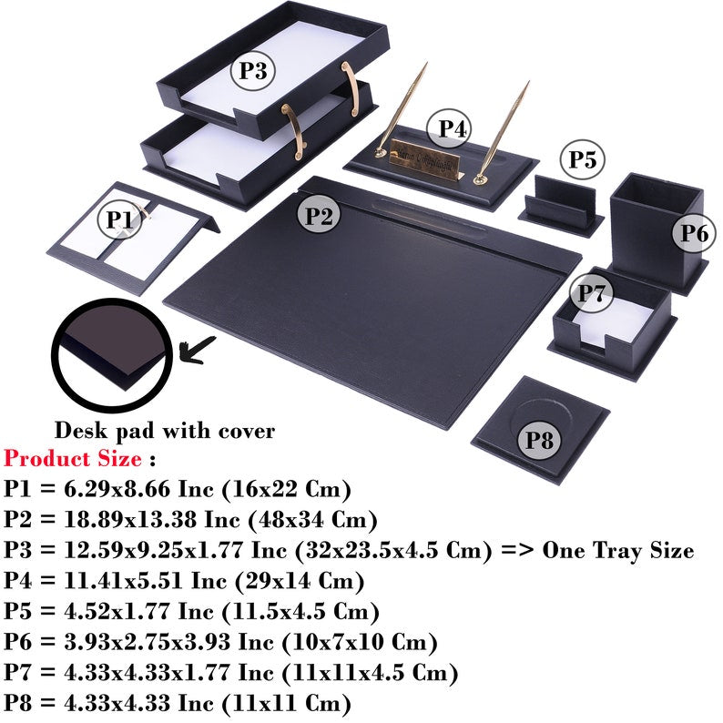 MOOG Desk Organizers And Accessories-Fully Customizable- 10 PCS