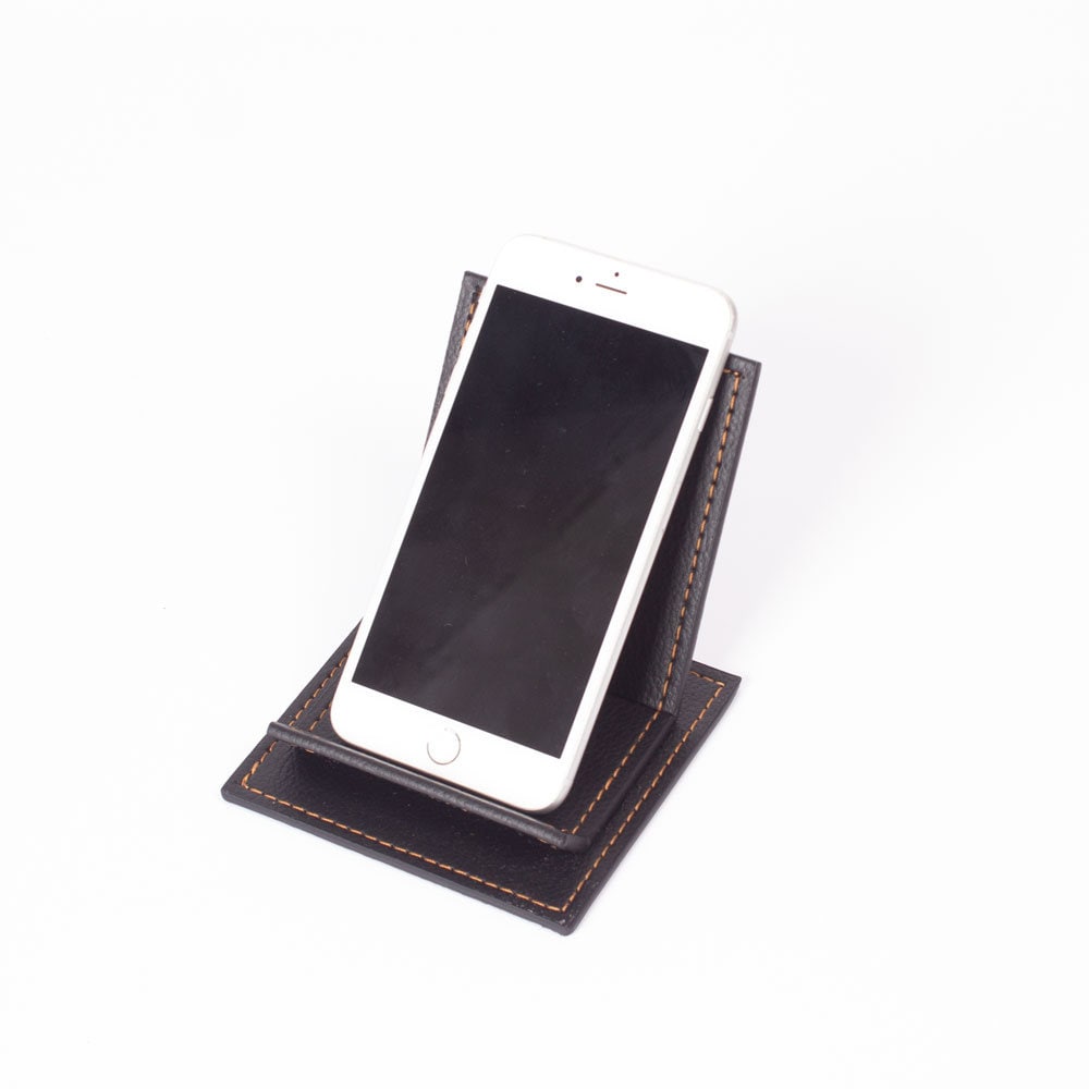Leather Office Desk Pad Accessories -  Leather Phone Pen Note Paper Holder - Office Organizer - Birthday Gift