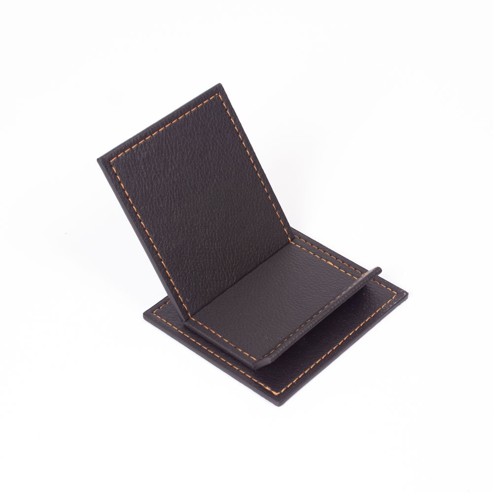 Leather Office Desk Pad Accessories -  Leather Phone Pen Note Paper Holder - Office Organizer - Birthday Gift