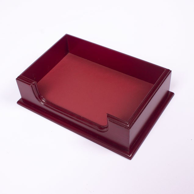 Lux Prestij Wood Desk Set-Office Organizer Set-Leather Desk Organizer-Combination-Best Gift-Leather Desk Set - Desk Accessories